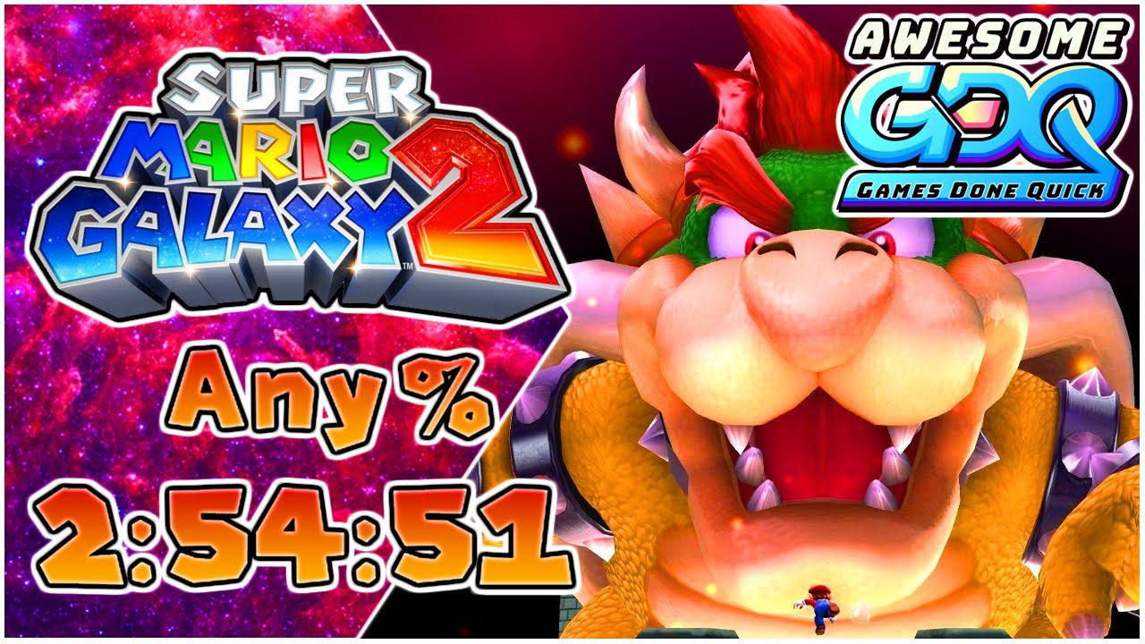 New Super Mario Galaxy 2 Speedrunning Record