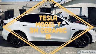 Tesla Model Y Tinted in 3M Ceramic Film (OC TINT SOLUTIONS)