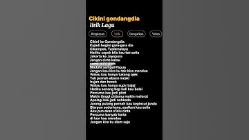 Thumbnail of Lirik Lagu Cikini gondangdia
