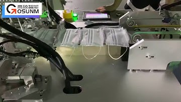 Automatic Disposable Mask Making Machine by servo system, 1+1  reach 80 per mins