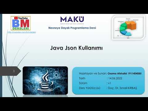 Video: Java'da JSON kullanımı nedir?