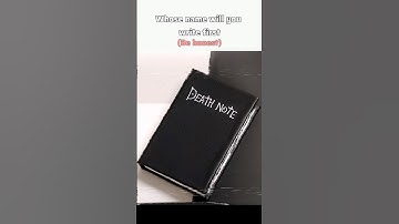 Whose name would you write? 💀😭 #shorts #anime #deathnote #fyp #fypシ゚viral