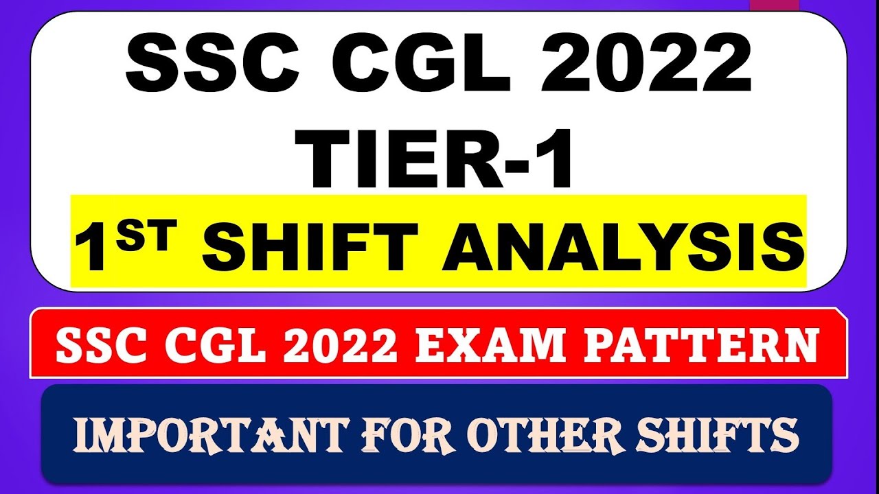 SSC CGL 2022 TIER 1 - 1st SHIFT (1ST DEC) ANALYSIS | TODAY'S REVIEW ...