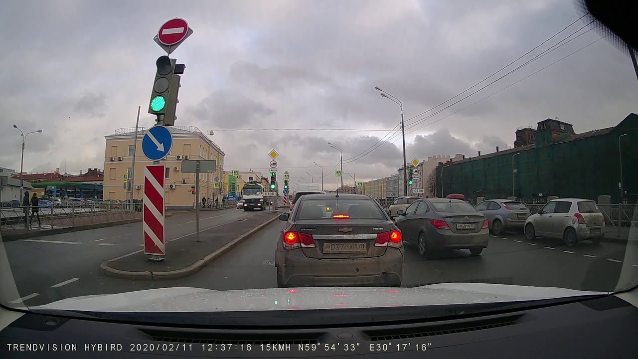 TrendVision Hybrid Signature пример видео. 2К / пасмурно