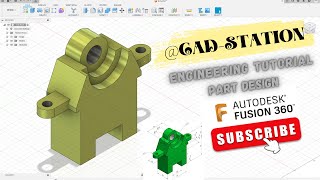 Learn Autodesk fusion360 || mechanical part design