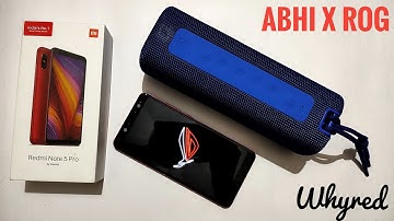 AbhiX ROG Edition Stable 12.5.3 For Redmi Note 5 Pro AI - Unlock The Beast