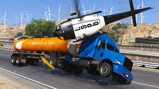 Realistic Helicopter Crashes During Emergency Landing GTA 5 screenshot 2