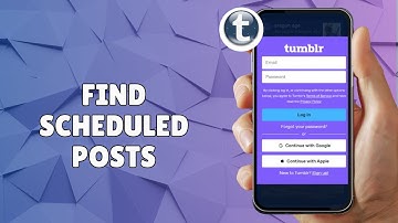 HOW TO FIND SCHEDULED POSTS IN TUMBLR
