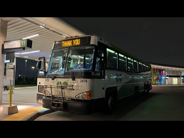 (Sound clip) Go Transit 2011 MCI D4500CT 2476 