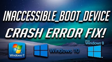 How to Fix INACCESSIBLE_BOOT_DEVICE in Windows 10/8/7 - 2021 Solution