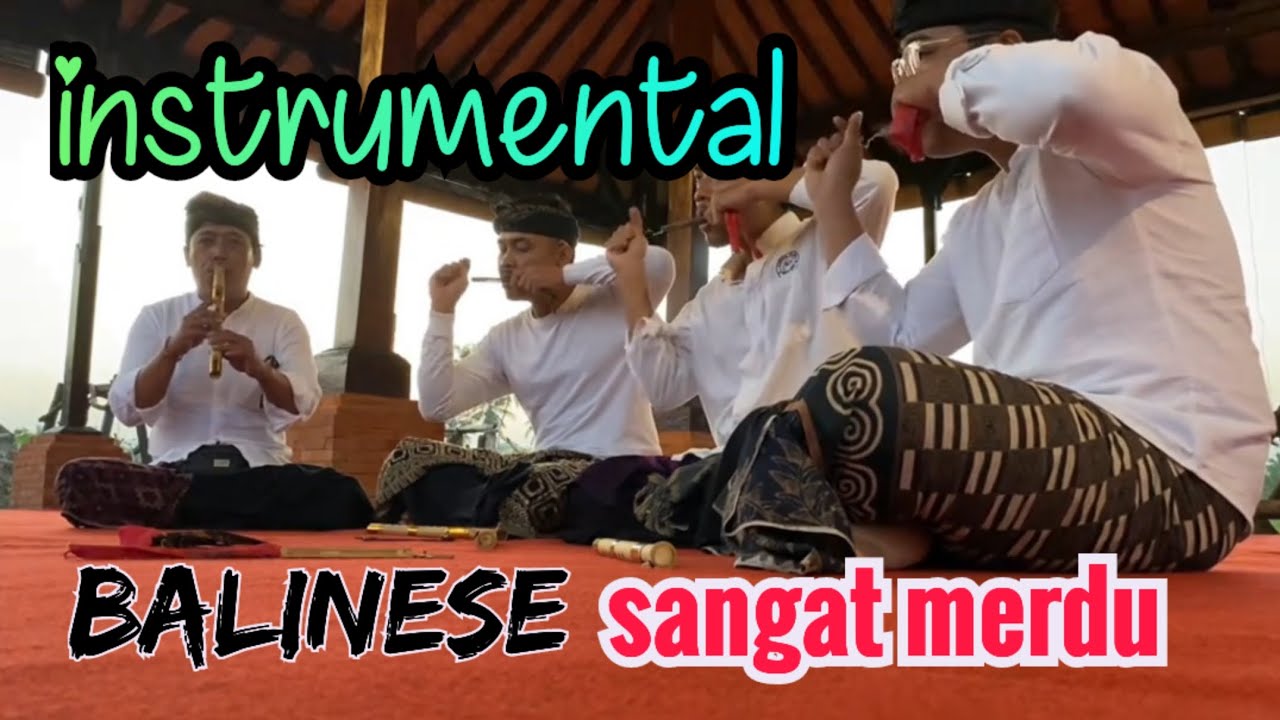 SANGAT MERDU || SUARA ALAT MUSIC GENGGONG Instrumental bali