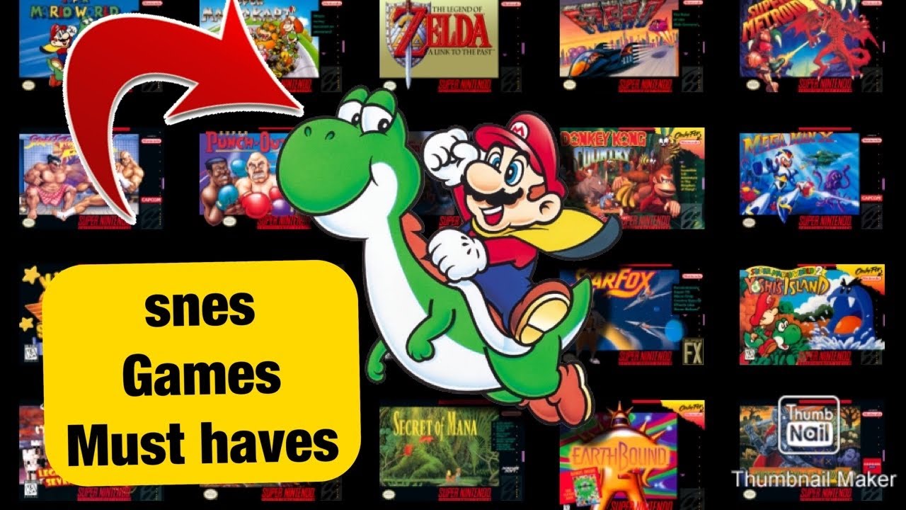 SNES games that I own! Must have games! 
