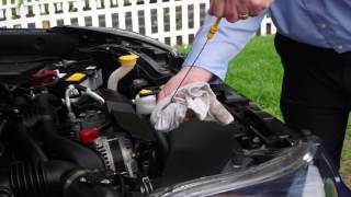 Subaru Oil LIght Comes On - How To Check Oil