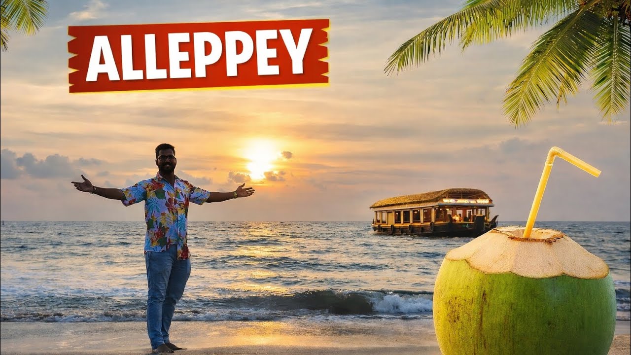 Kerala | Alleppey Tourist Place | Shri Krishna Temple | Alleppey Travel Guide 🌴