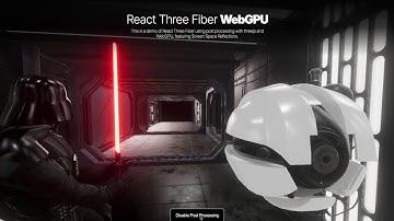 Threejs WebGPU Post Processing with React Three Fiber