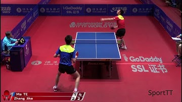 Ma Te vs Zhang Jike [ Hong Kong Open 2018  ]