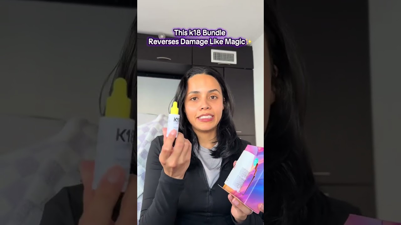 Meet the ultimate repair ritual: Hair K18 Bundle is clinically proven to reverse hair damage in