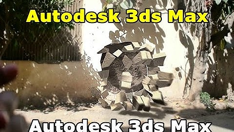 3ds max Tutorial, Explosion of a real wall with Camera tracking