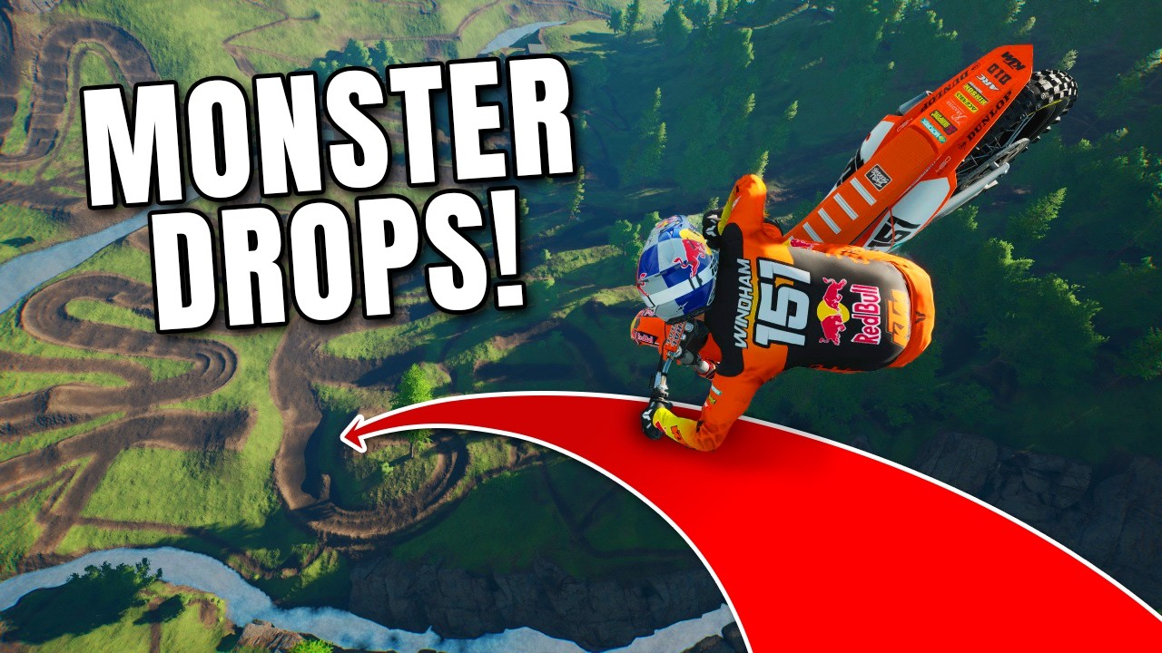 4 Absolute Monster Drops In MX vs ATV Legends! - YouTube