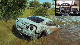 NFS HEAT Rebuilding a NISSAN GTR - LOGITECH G29 gameplay