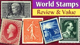 World Rare Stamps Philately - Italy To Jordan | Stunning Exhibition Pieces At Auctions