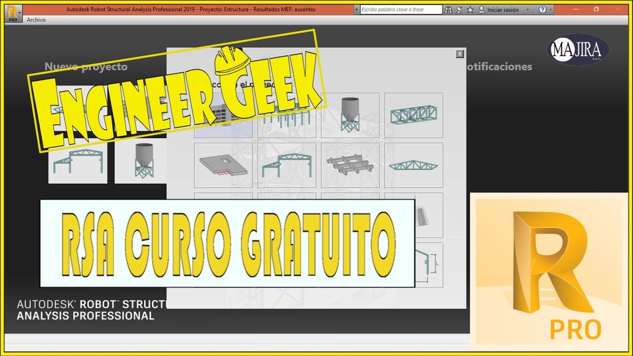 ROBOT STRUCTURAL ANALYSIS 01 (Megacurso Gratis) - YouTube