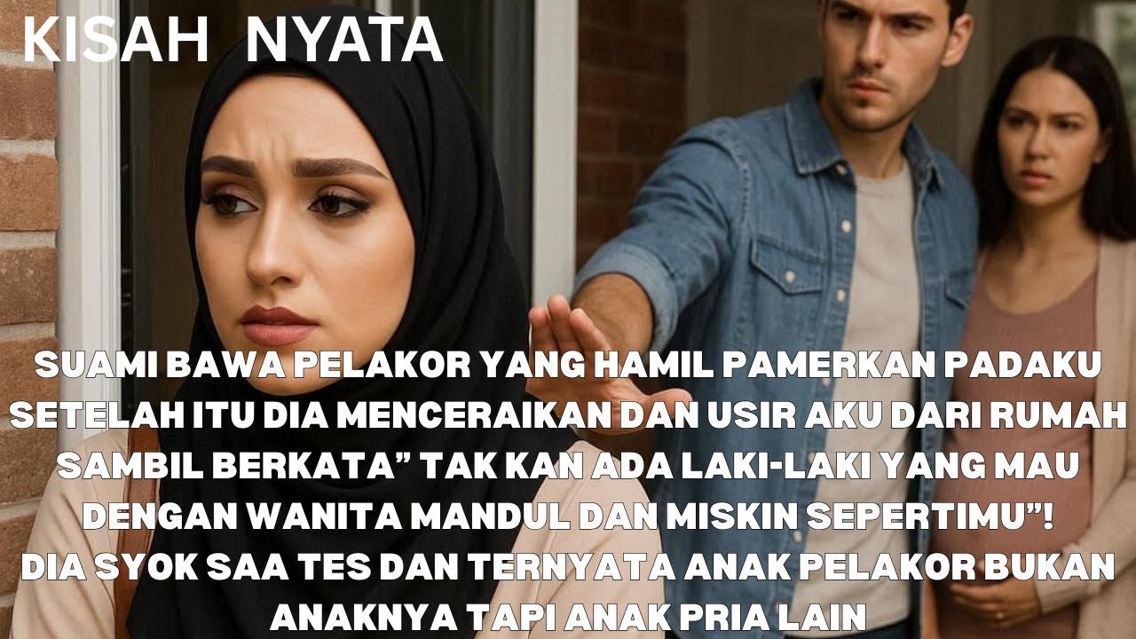 SUAMI PAMERKAN GUNDIK YG HAMIL LALU CERAIKAN&USIR AKU, DIA SYOK SAAT TES DNA ANAK ITU ANAK PRIA LAIN