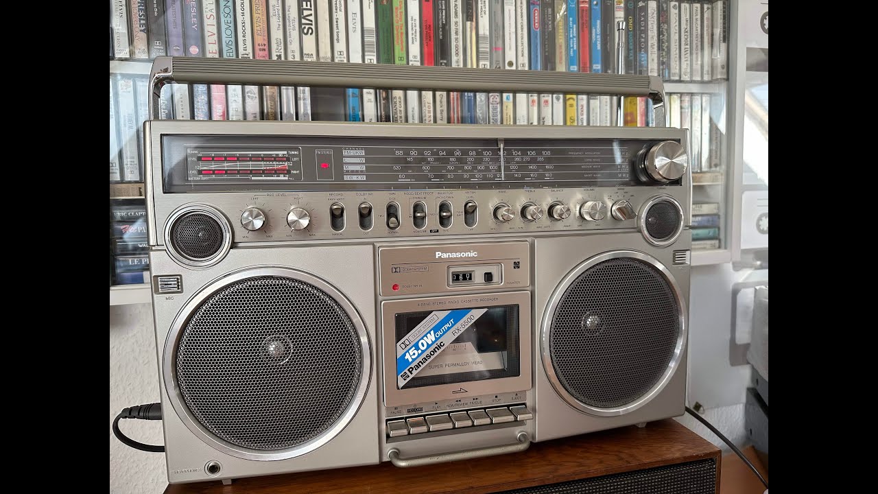 Panasonic RX 5500 LS. Miami Vice. Golden 80s. - YouTube