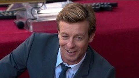 Simon Baker Star on the Hollywood Walk of Fame