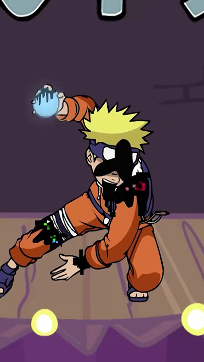 FNF Character Test | Gameplay VS Playground | Corrupted Naruto Glitch (Saturdays Apocalyps) #shorts