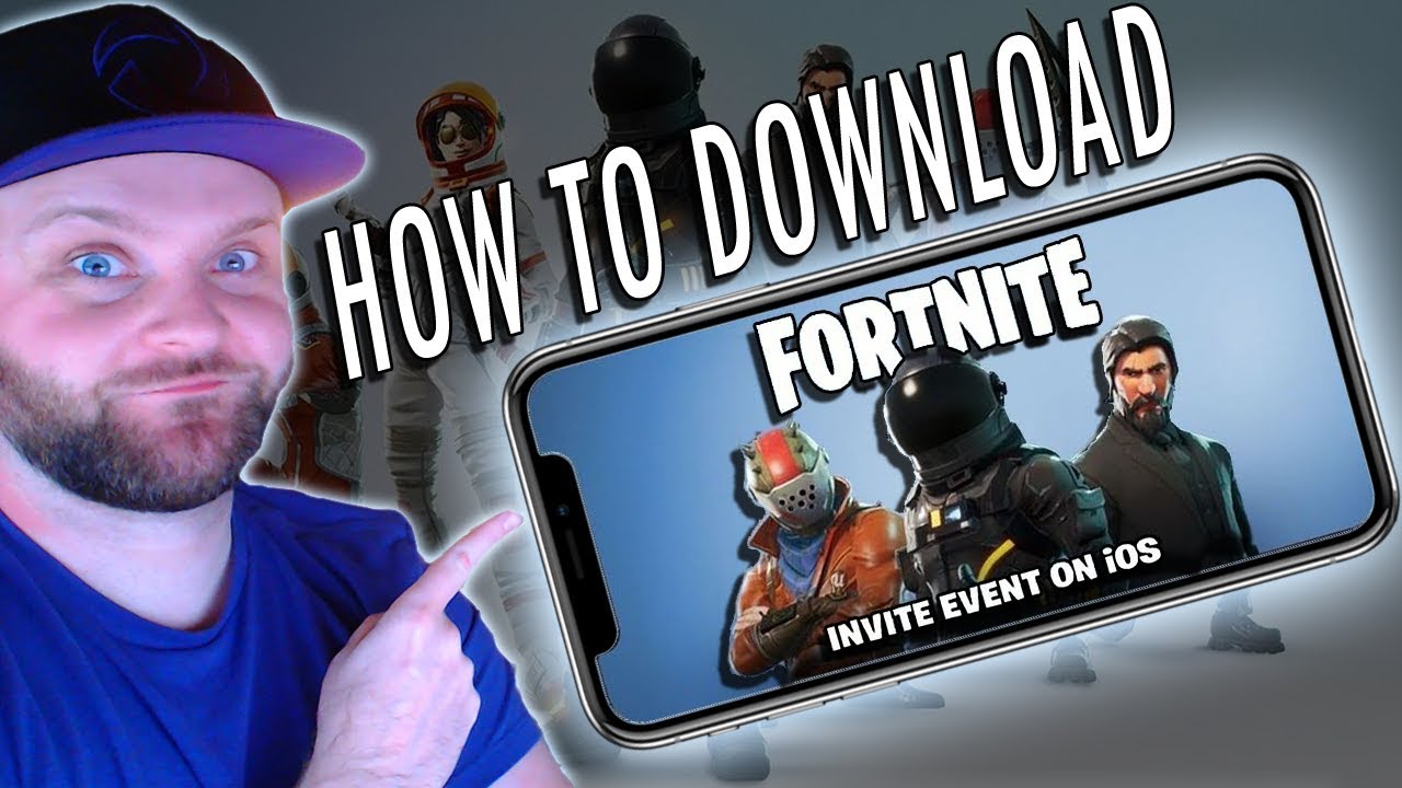 HOW TO DOWNLOAD FORTNITE MOBILE GAME!! IOS & ANDROID PHONE ...