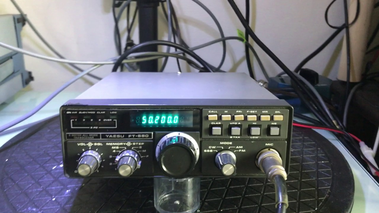 トランシーバー YAESU FT-680 FT-680 作業終了【2017/04/21】 - YouTube