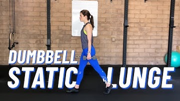 Dumbbell Static Lunge