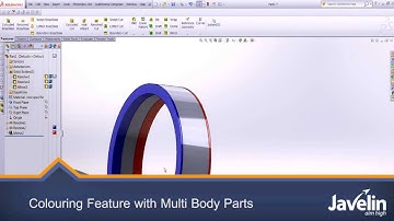 SolidWorks: Colours for Multi Body Parts