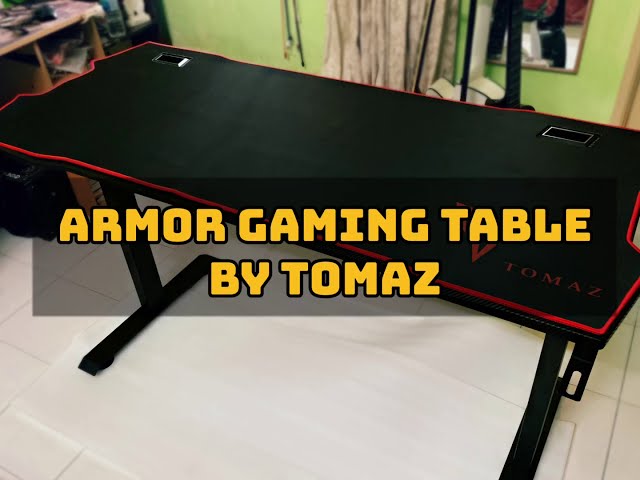 Tomaz Armor Gaming Table 140cm (Black)