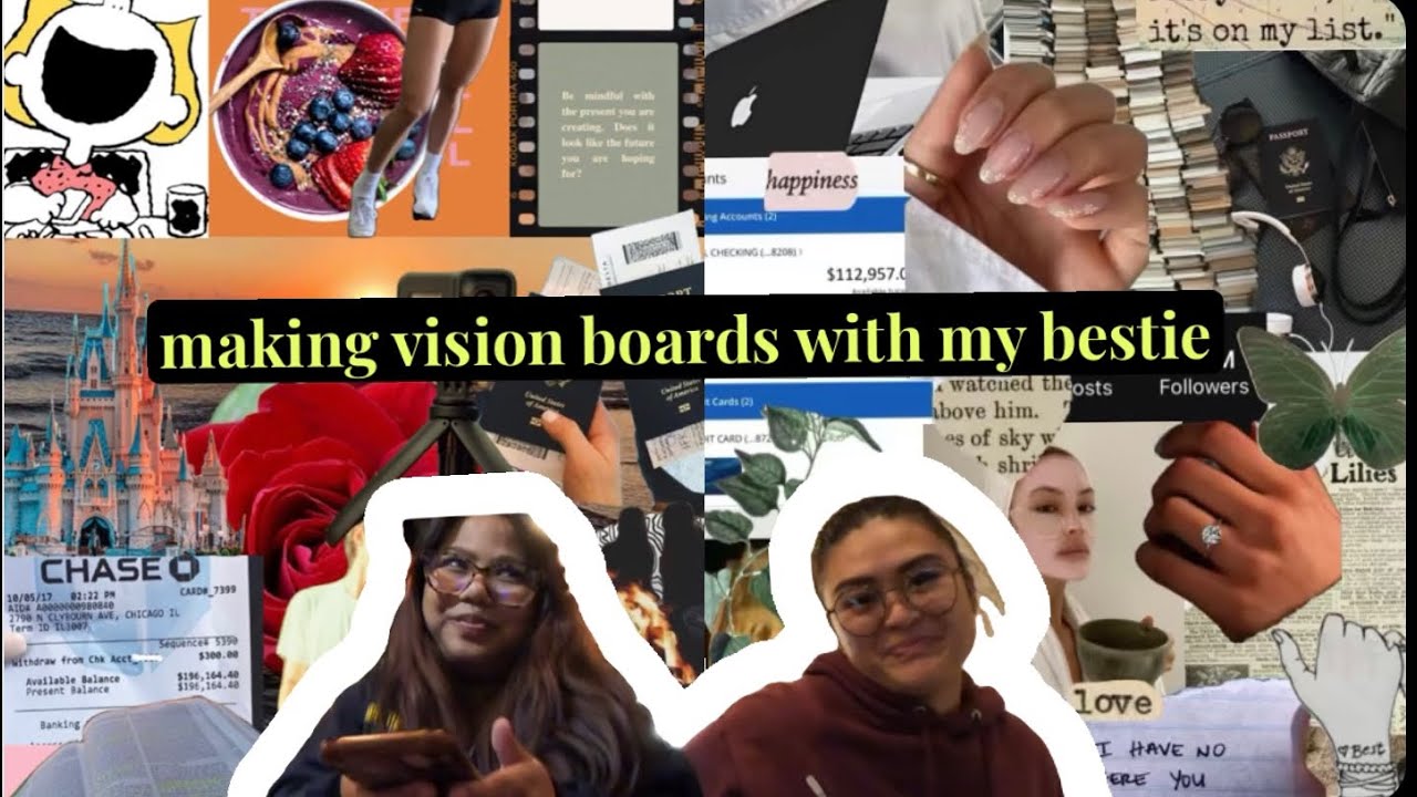 VISION BOARDS & UBE DESSERTS - YouTube