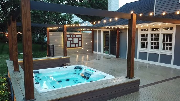 ARTSAUNA - - Oasis Whirlpool Outdoor Garten / deinen Luxus-Wohlfühloase Terrasse für - YouTube