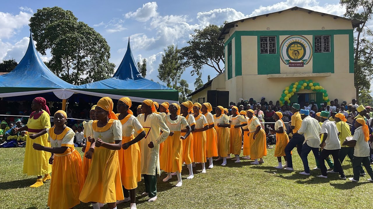 GYCC Senior Choir Shibuye On Stage During Choir Competition  Iratsa HQ Shinyalu Kakamega Position 4