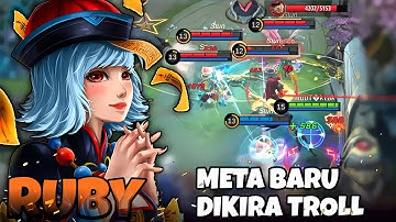 Ruby Hyper Tim Gak Percaya Sampai Di Troll, Endingnya Ruby MVP - MLBB