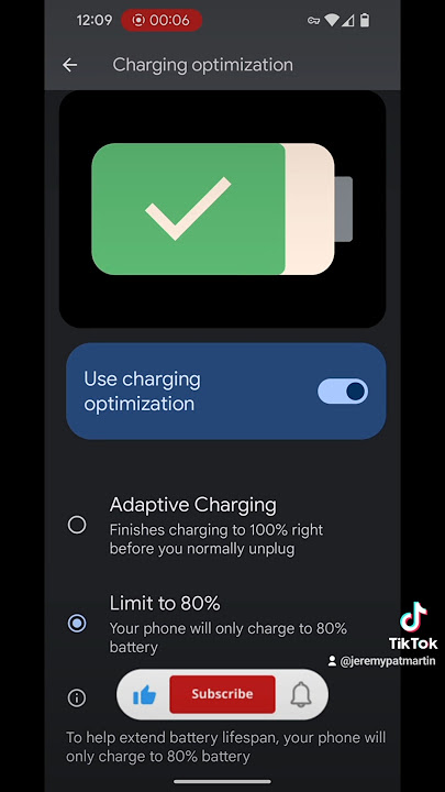 How to use the Pixel Phone Charging Optimization
