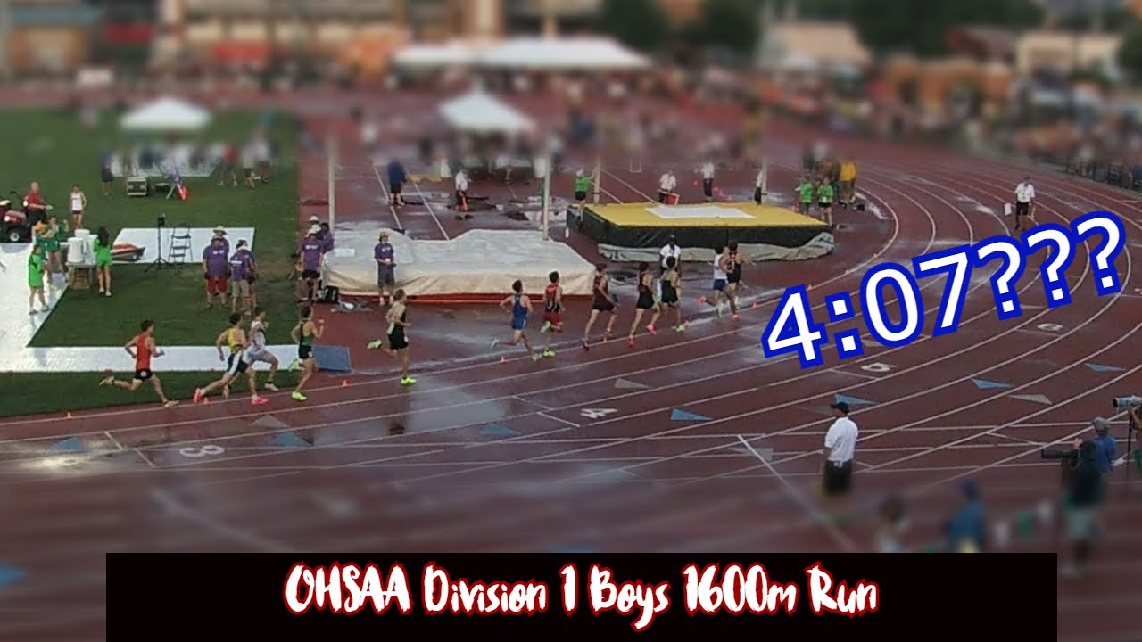 OHSAA Division 1 Boys 1600m Run State Championships 2023 - YouTube