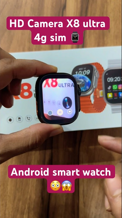 Upgraded X8 ultra with camera #4g android smart watch ultra ⌚️