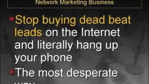 No Cold Calling Necessary To Building Your Network Marketing Business