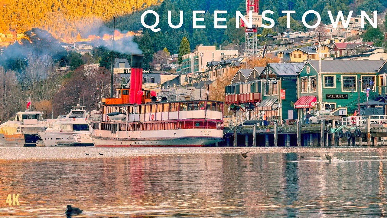 Queenstown New Zealand Relaxation Film 2024 4K | Morning Sunrise ...