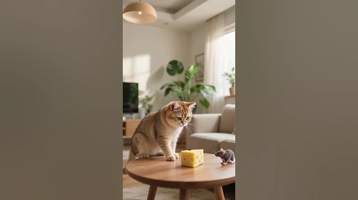 Video 9847471: shaded british shorthair cat, british shorthair golden cat, cat vs mouse, cats catch