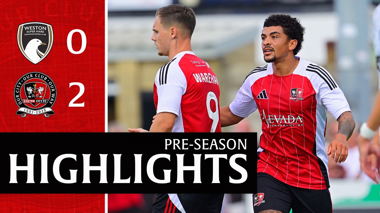 Weston Super Mare 0–2 Exeter City full highlights