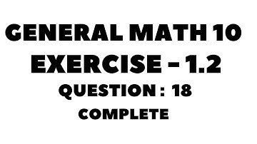 10th Class General Math, Chapter 1, Exercise -1.2  Question  13,14  Complete