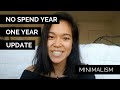 NO SHOPPING YEAR | One Year Update