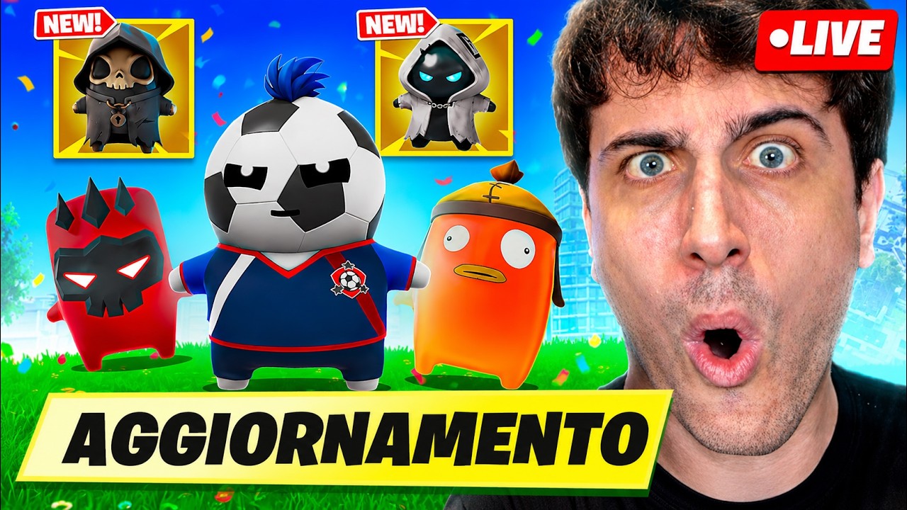 NUOVI SPIRITELLI e Stagione 9 OG! AGGIORNAMENTO OGGI! Fortnite ITA Live