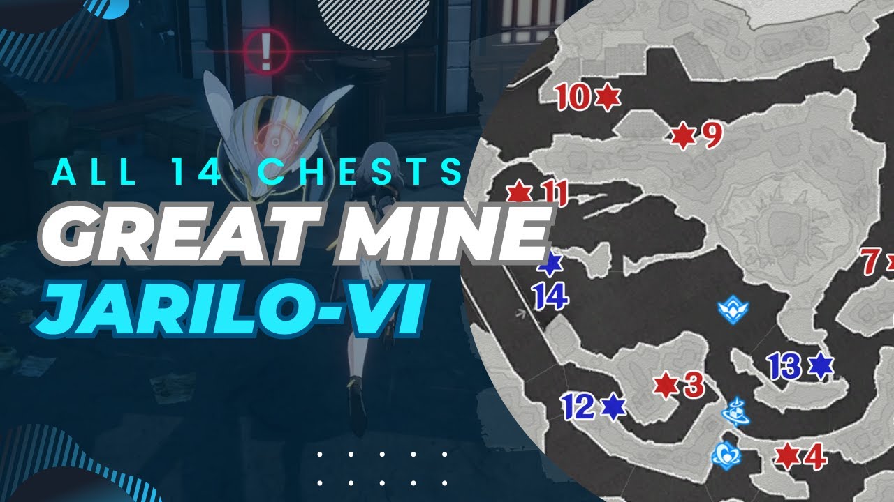 All chests in the Great Mine in Honkai Star Rail: where to find